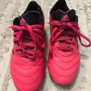 Adidas Bright Pink Soccer Shoes